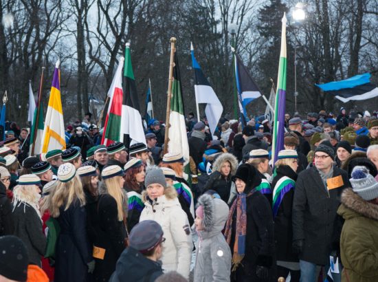 Eesti Vabariigi 99. aastapäeva tähistamine